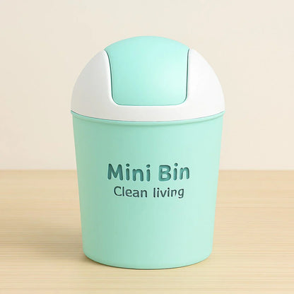 Small Plastic Desktop Trash Bin For Office & Kitchen, Home and Living 