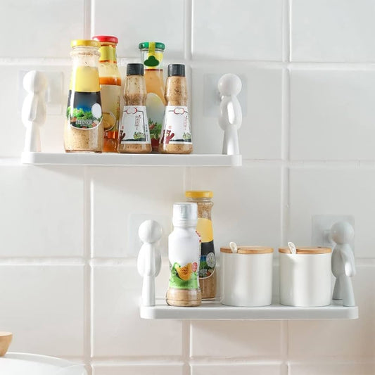 Wall Hanging Organizer Shelf for Bathroom and Kitchen Essentials