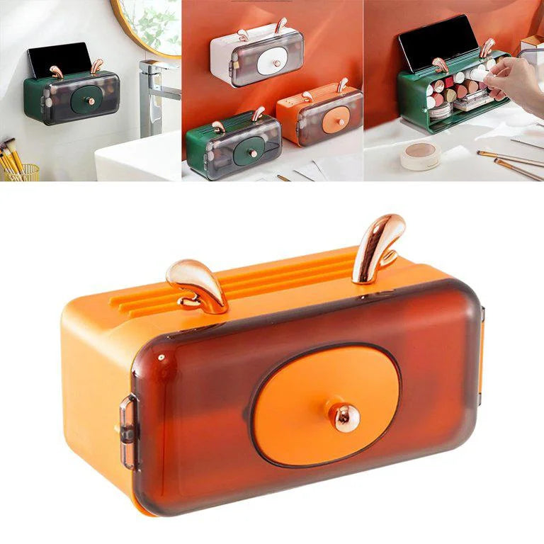 Wall Mounted Tiered Lipstick Organizer