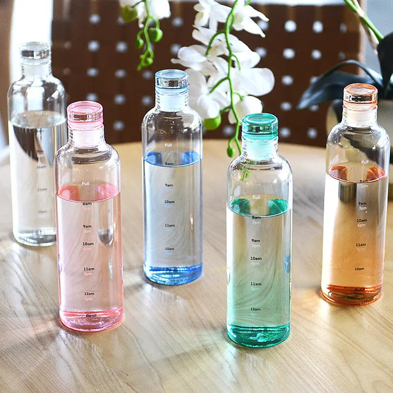 Wide Mouth Clear Plastic Water Bottle