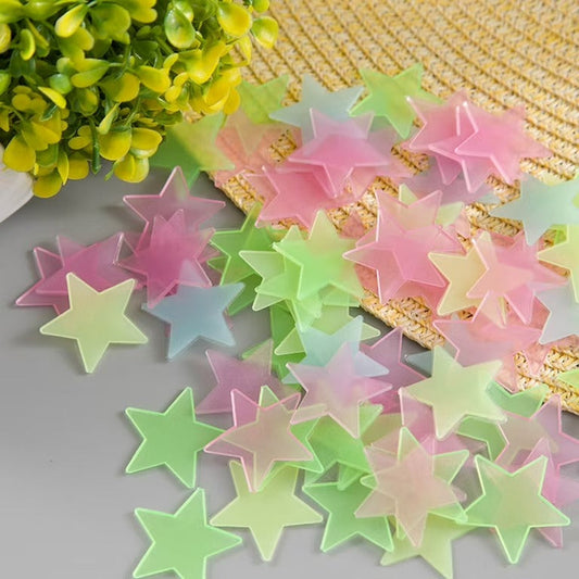 100Pcs Self Adhesive Decorative Stars