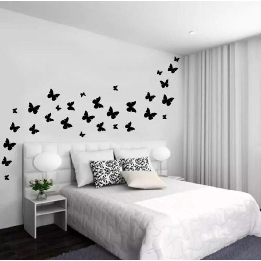 30 Pcs Nature's Butterflies Wooden Wall Art Collection