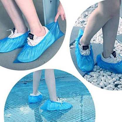 10Pcs Disposable Shoe Covers Convenient Pack